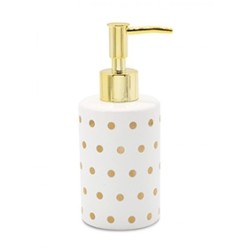 Arvix Ceramic Bath Liquid Soap Dispenser White-Gold – AX00002413