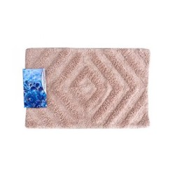 Chic cotton bath mat soft pink 40X65 cm.