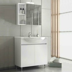 Bathroom furniture set with mirror Alfa with mirror 75cm white
