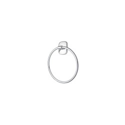 Heratrade Towel Ring Metal Chrome Classico 3700814