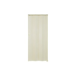 Crystalline Royal Folding Door with Lock 86cm x 210cm White Plastic 095236