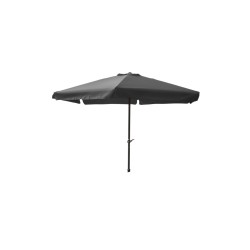 Garden + Terrace Umbrella W 300 cm x H 245 cm Gray with Gray Aluminum Frame - MC2008