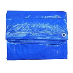 Waterproof Lightweight Fabric, Weight 190gr/m² Dimensions 5x8m, Blue