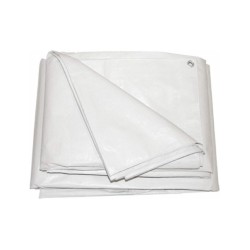 Waterproof Lightweight Fabric, Weight 190g/m² Dimensions 3x8m, White